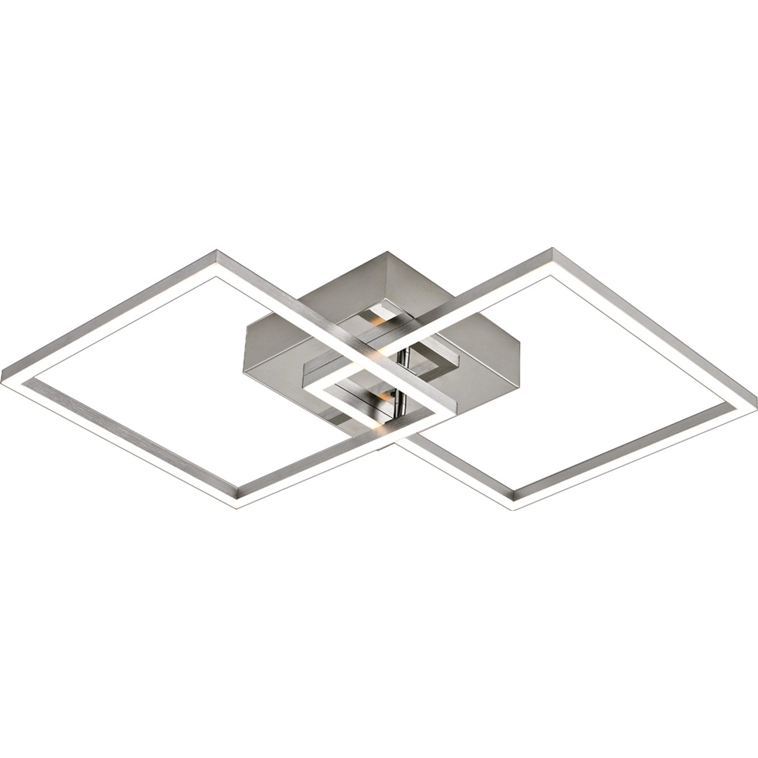 Plafon LED PINETO chrom 61,5 cm x 37 cm 26W 3000K 2600 lm