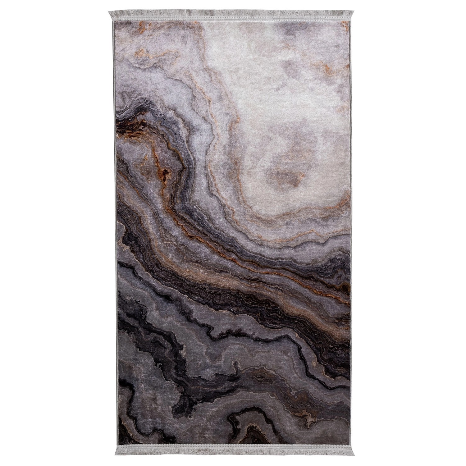 Dywan drukowany AGAT szary 80 x 140 cm