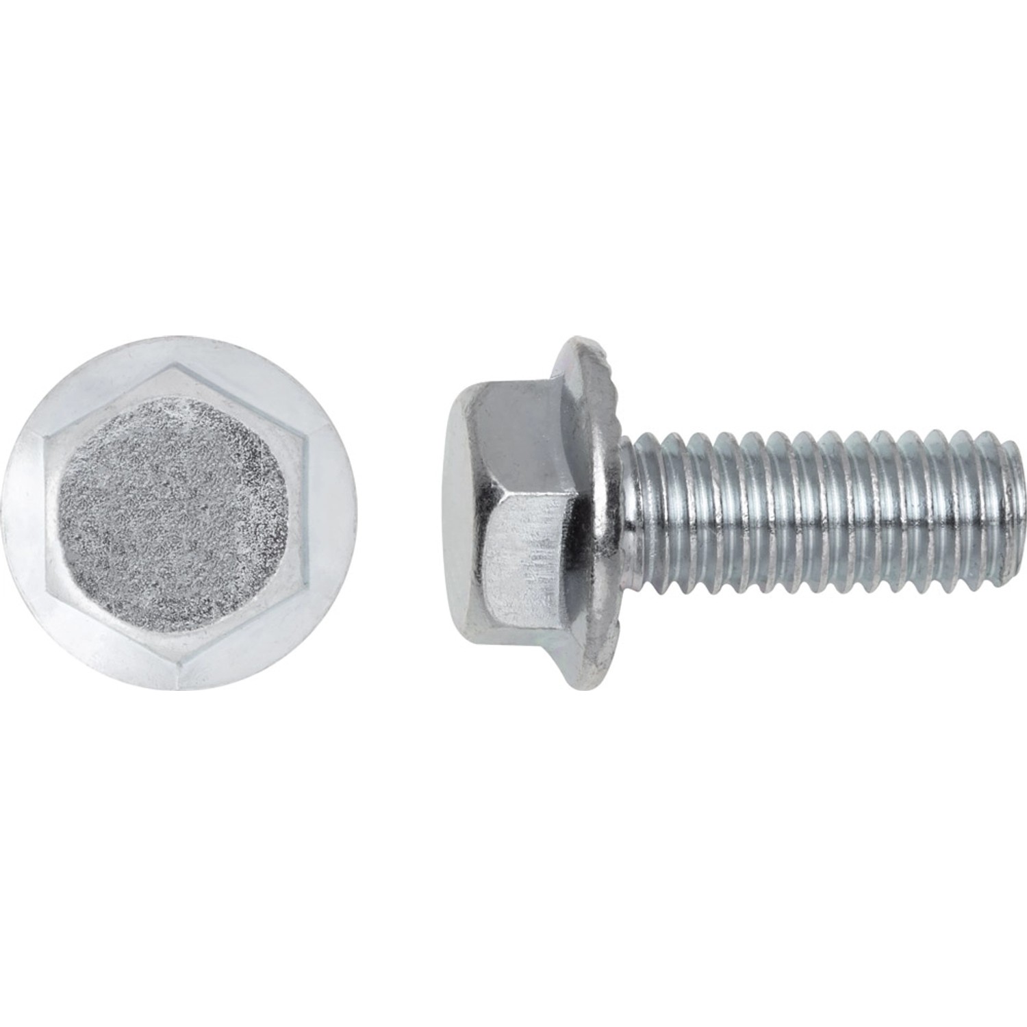 Lux-Tools Wkręt do metalu z łbem 6-kątnym 6x12mm 8szt.