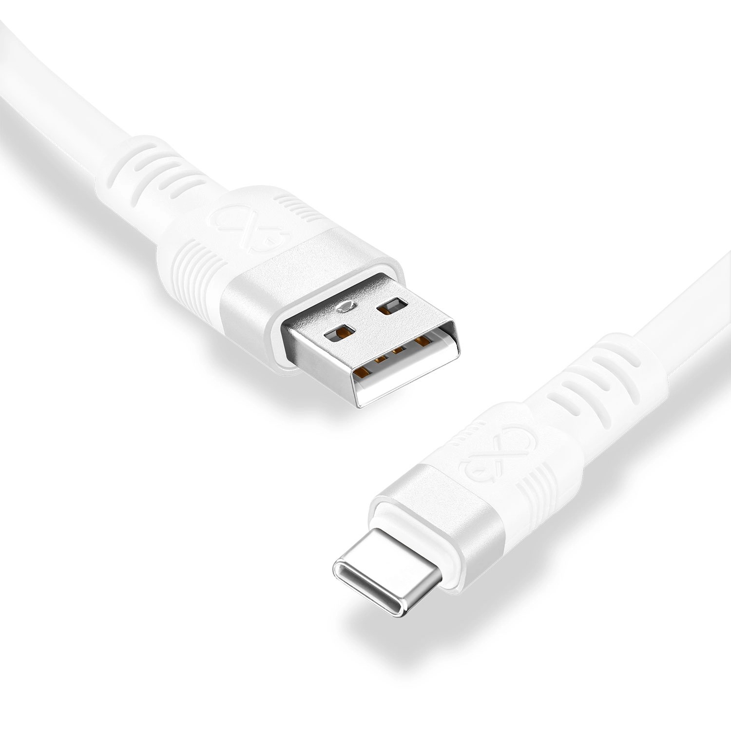 Kabel USBA-USBC eXc WHIPPY Pro 0,9m biały