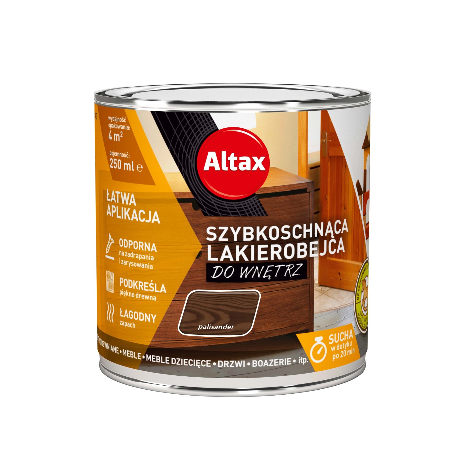 Altax Lakierobejca szybkoschnąca palisan 250 ml