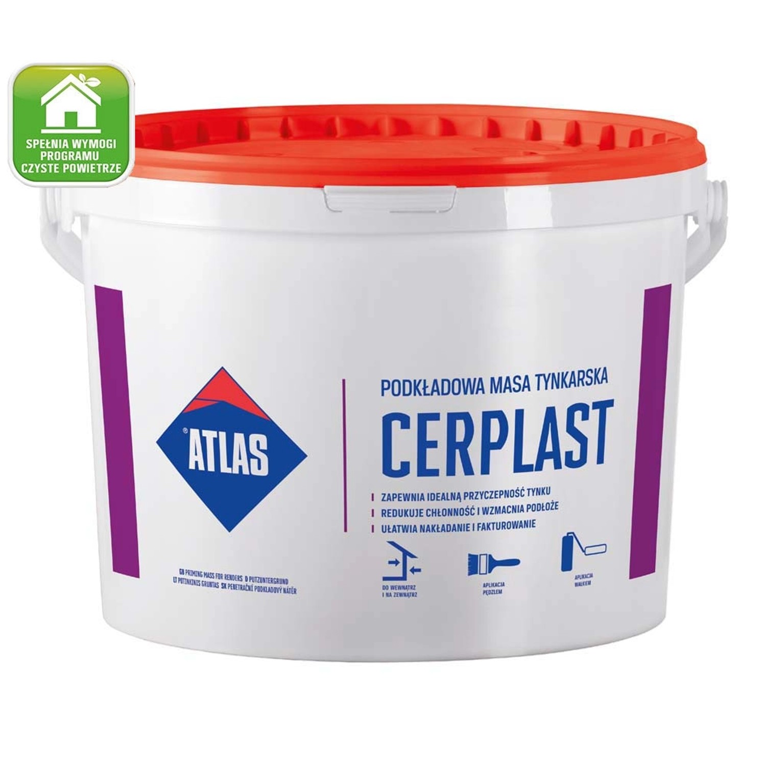 Atlas Podkładowa masa tynkarska Cerplast 10 kg