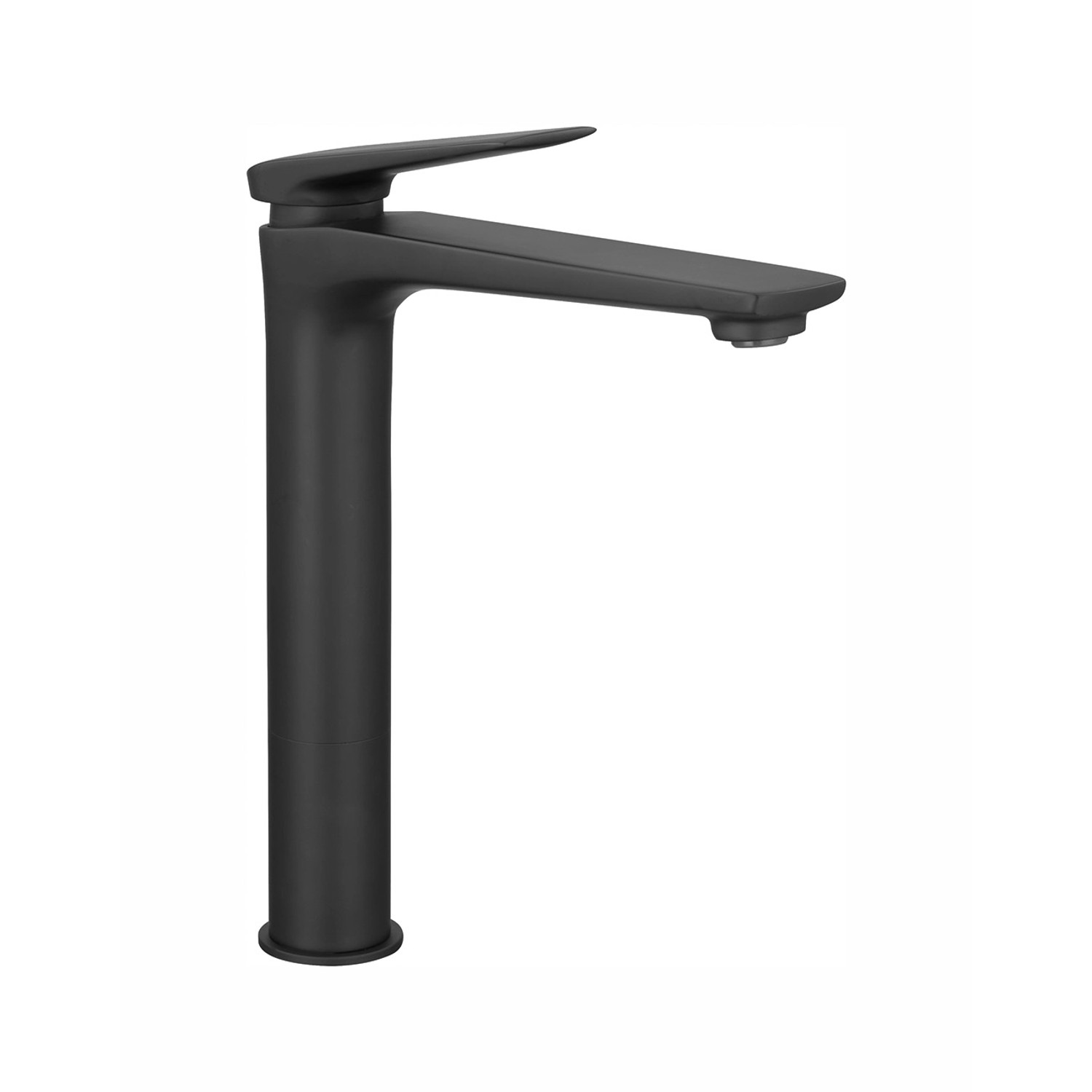 Baliv Bateria umywalkowa Flat wysoka czarna
