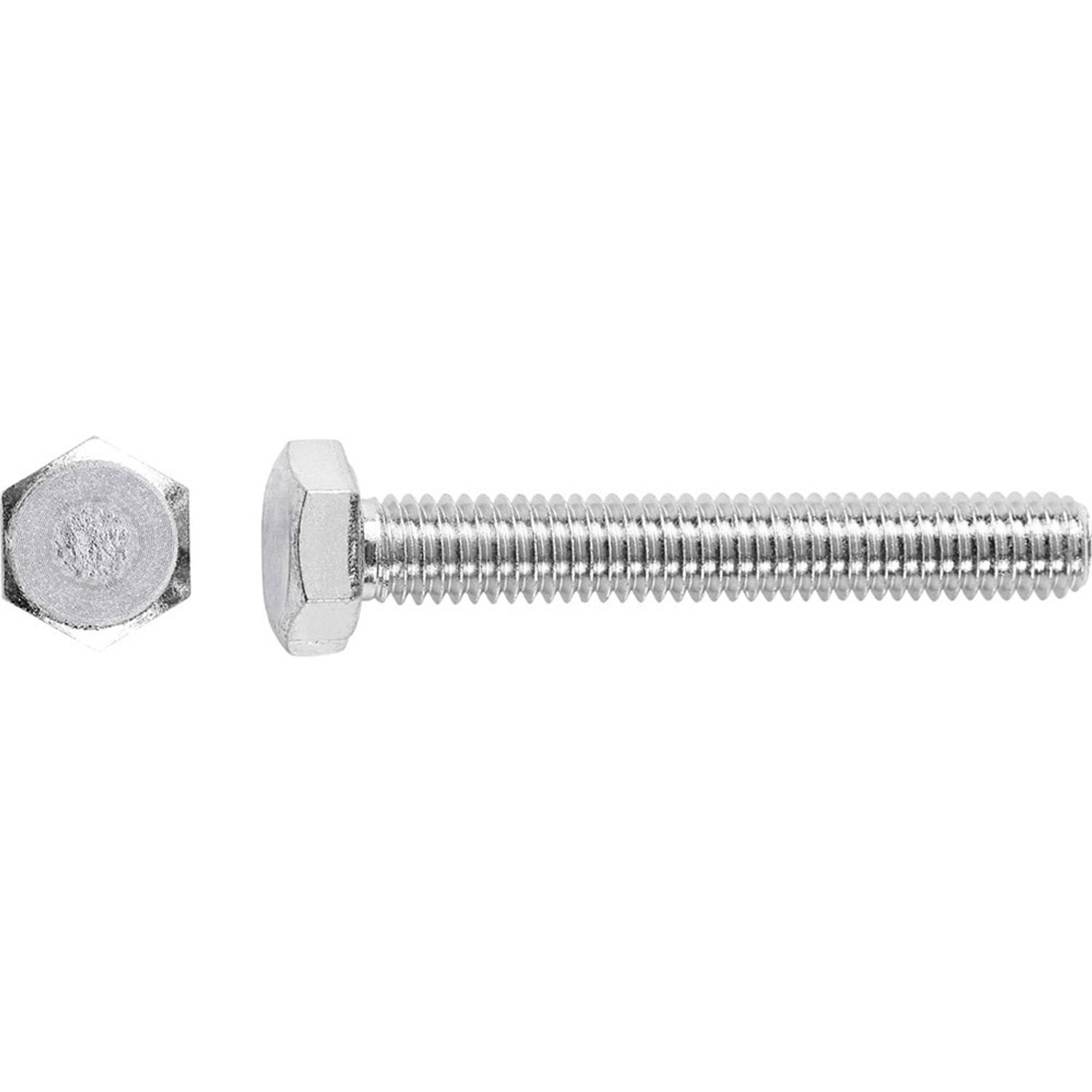 Lux-Tools Śruba pełny gwint stal nierdzewna 6x80mm 20szt.