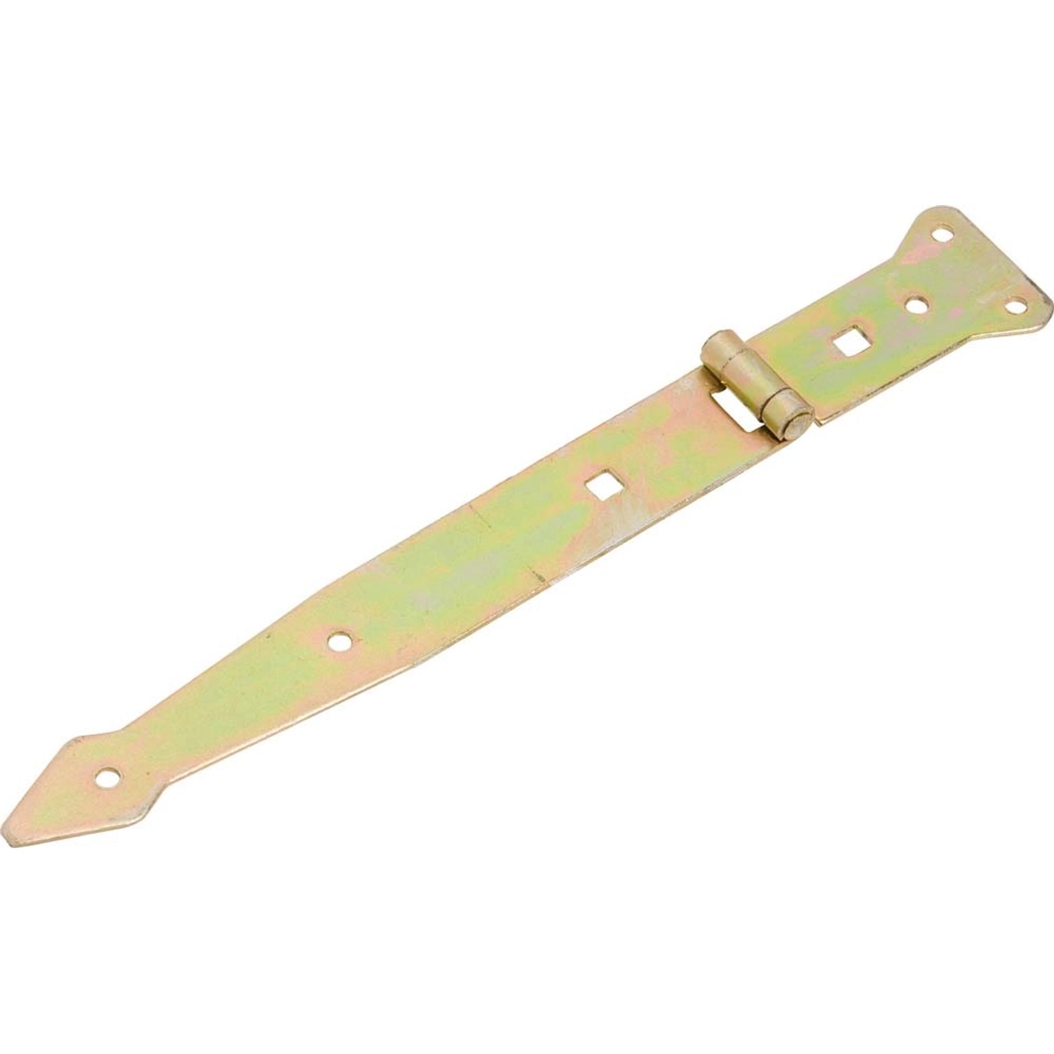 Zawias bramkowy pasowy lekki 250 mm x 35 mm ocynkowany na żółto
