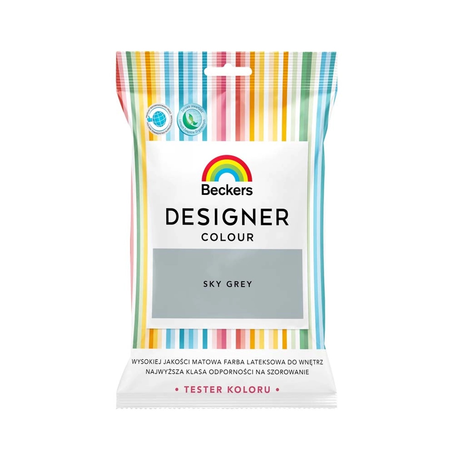Tester farby Beckers Designer Colour sky grey 50 ml