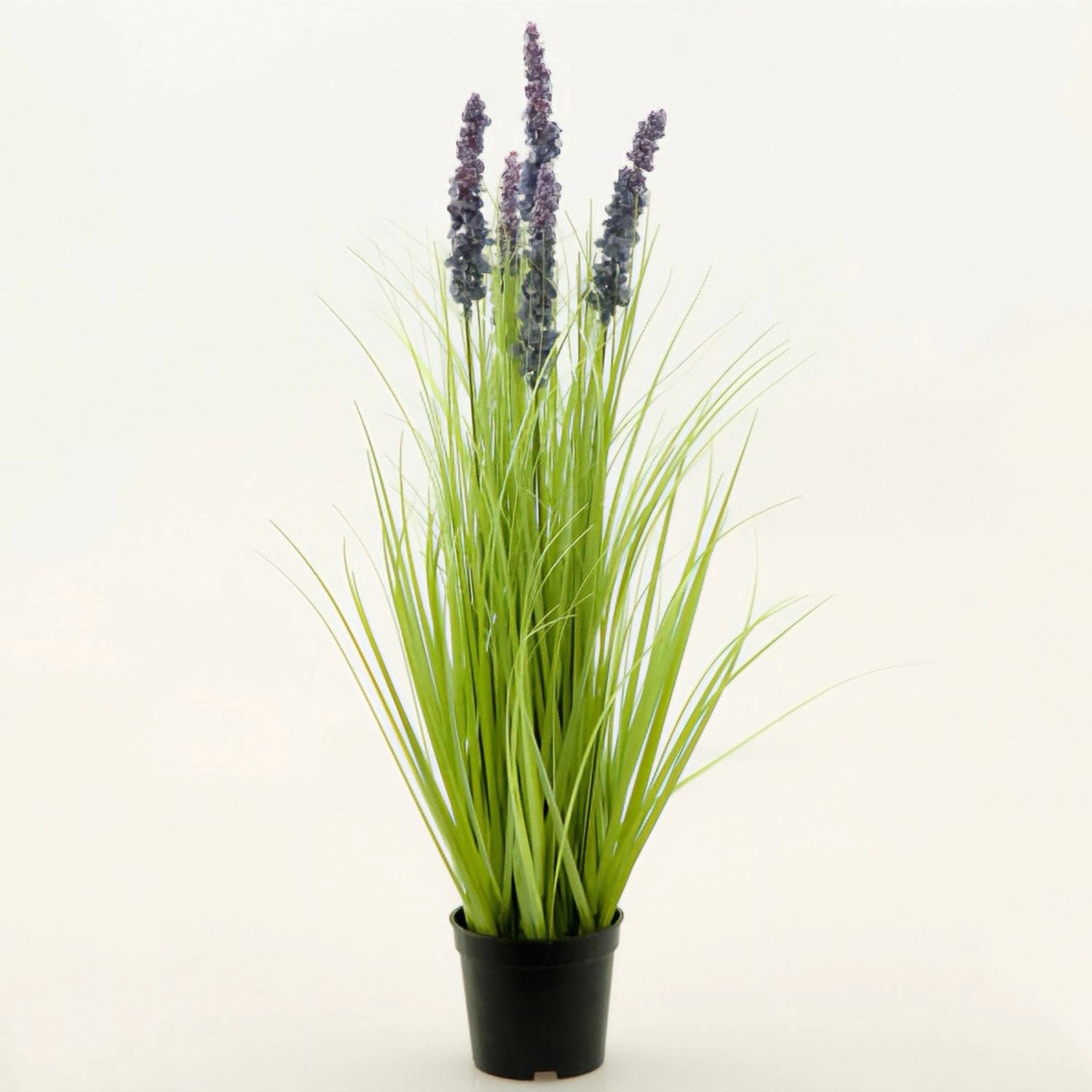 Trawa sztuczna w doniczce fioletowa - wys. 66 cm