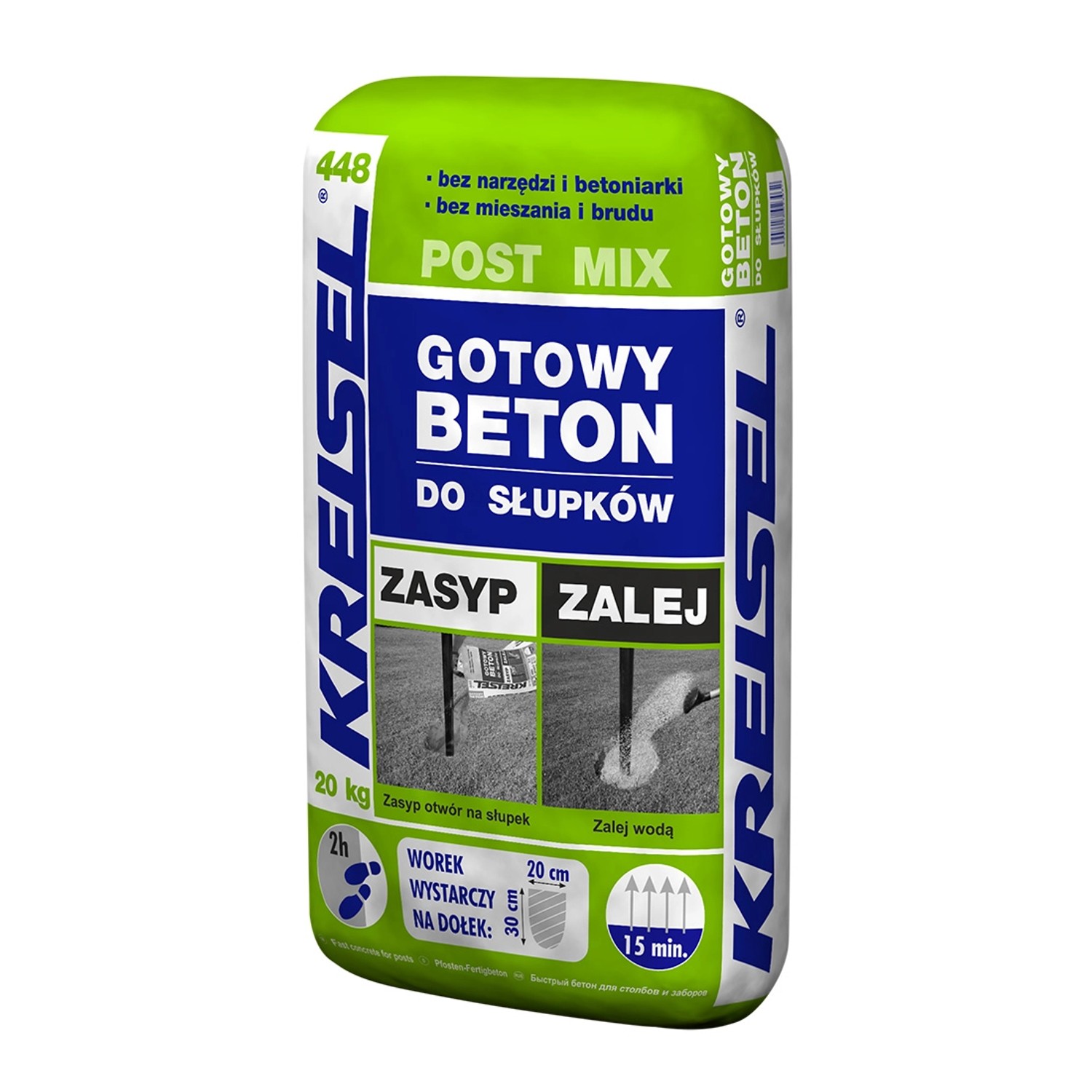 Kreisel POST MIX gotowy beton do słupków 20 kg