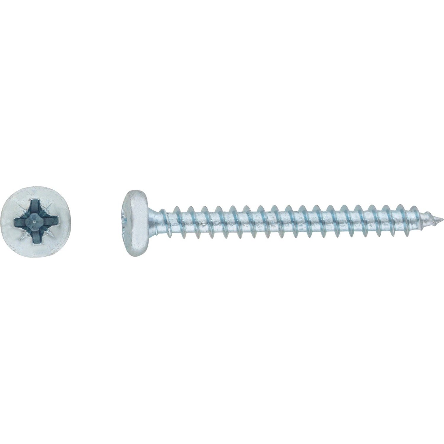 LUX Wkręt uniwersalny z łbem walec PZ 3,5 mm x 16 mm ocynk 50 szt