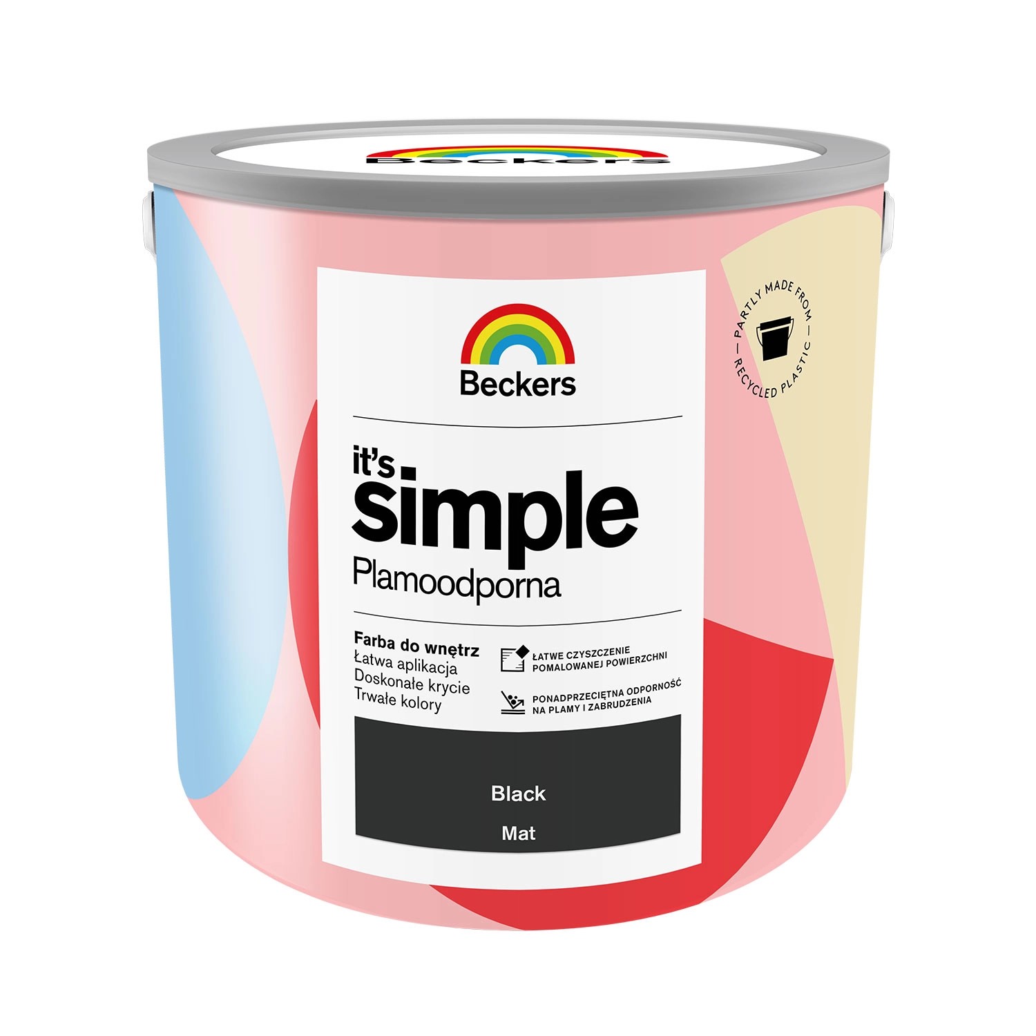 Farba Beckers It's Simple Black 2,5l