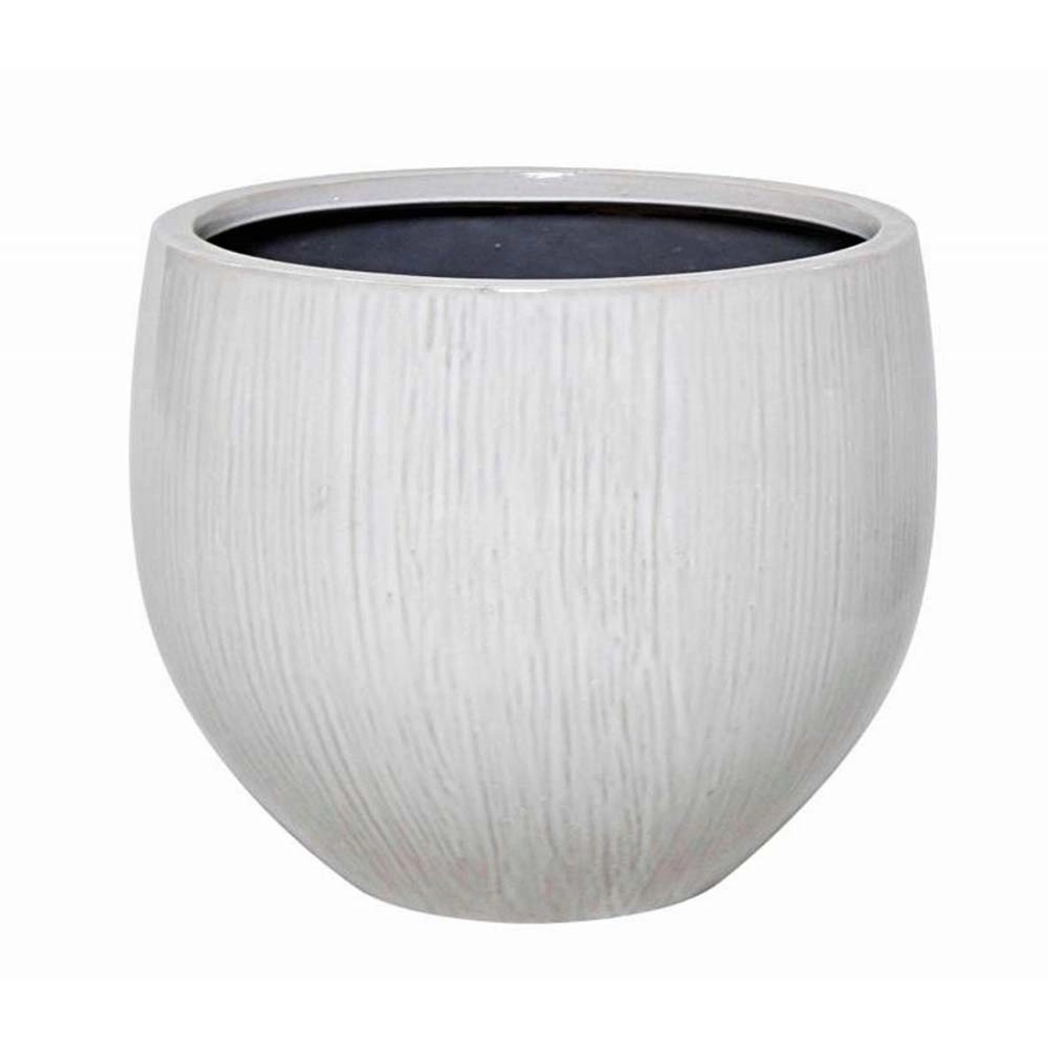 Donica Fiberstone, śr. 23,5 cm, biała