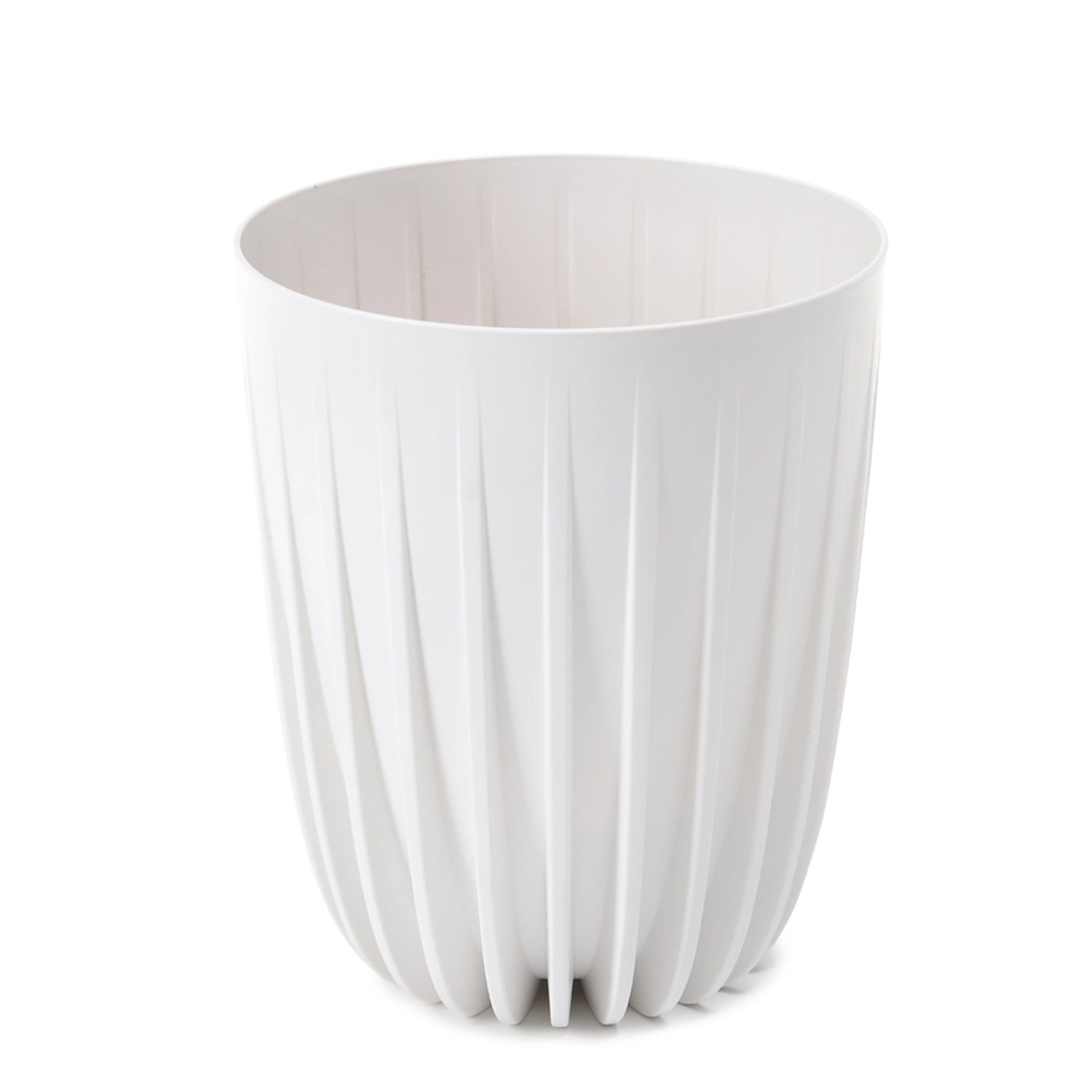 Doniczka Mira recycled biała śr. 19cm