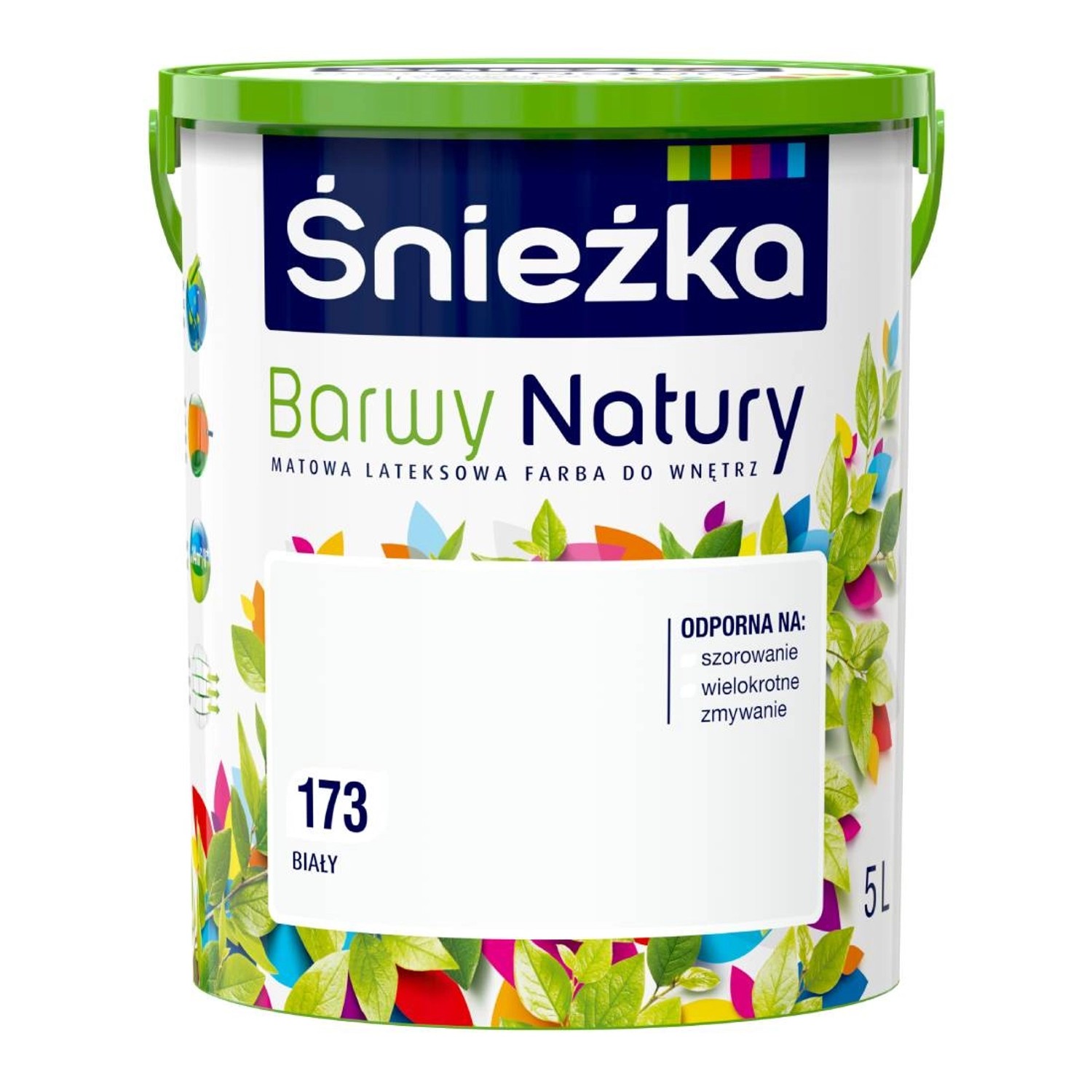 Farba Śnieżka Barwy Natury biała 5 l