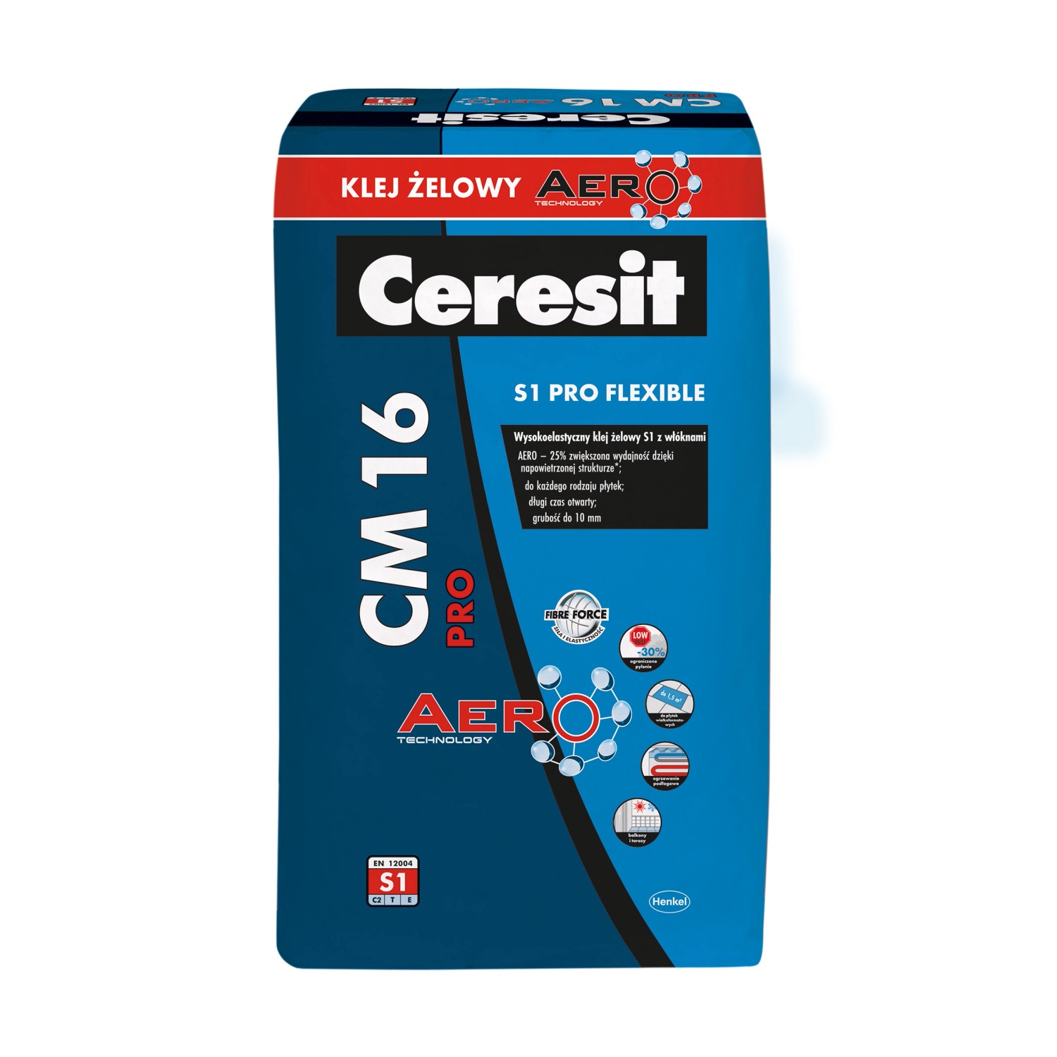 Ceresit Wysokoelastyczny żelowy klej do płytek CM 16 Pro 20 kg