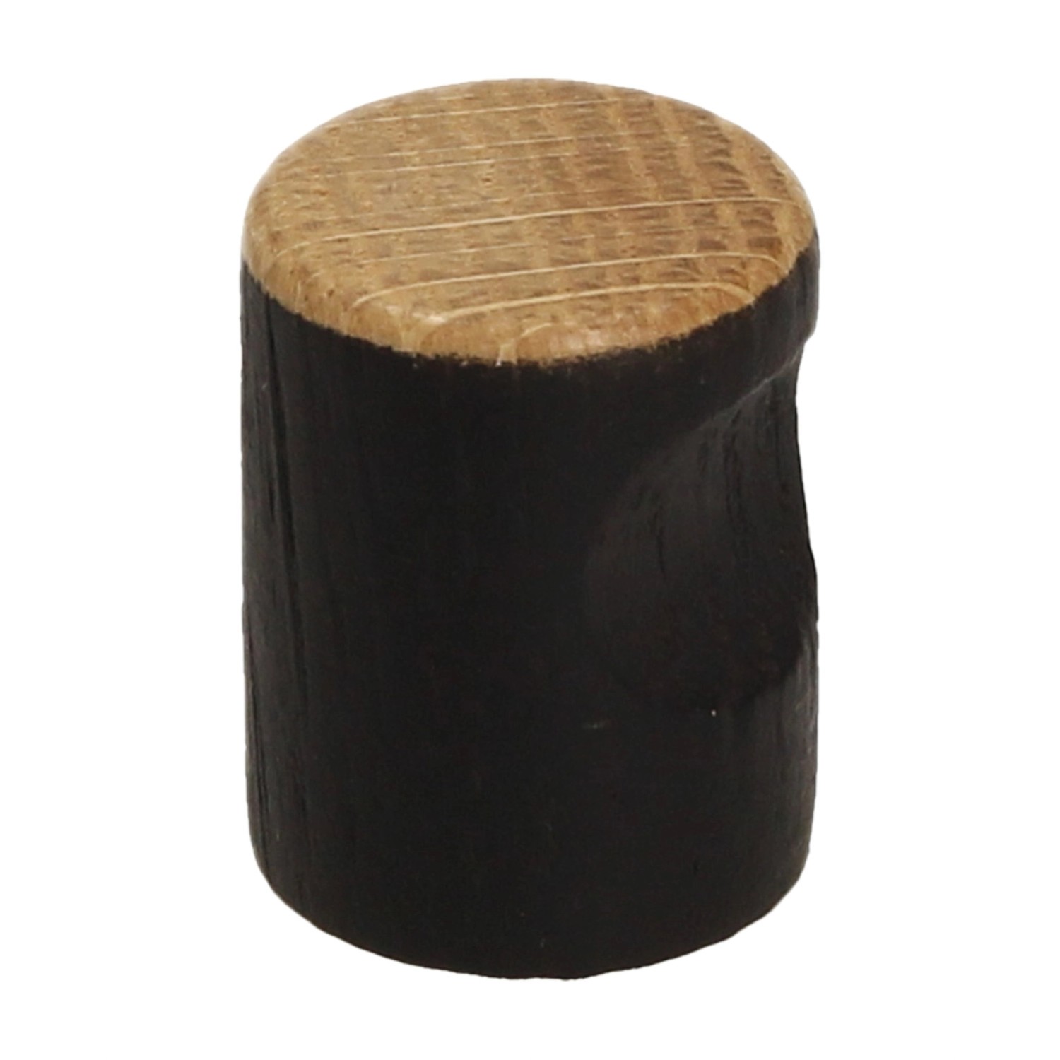 Gamet Gałka meblowo drewniana GD12 czarny/dąb 2,3x2,3x3 mm