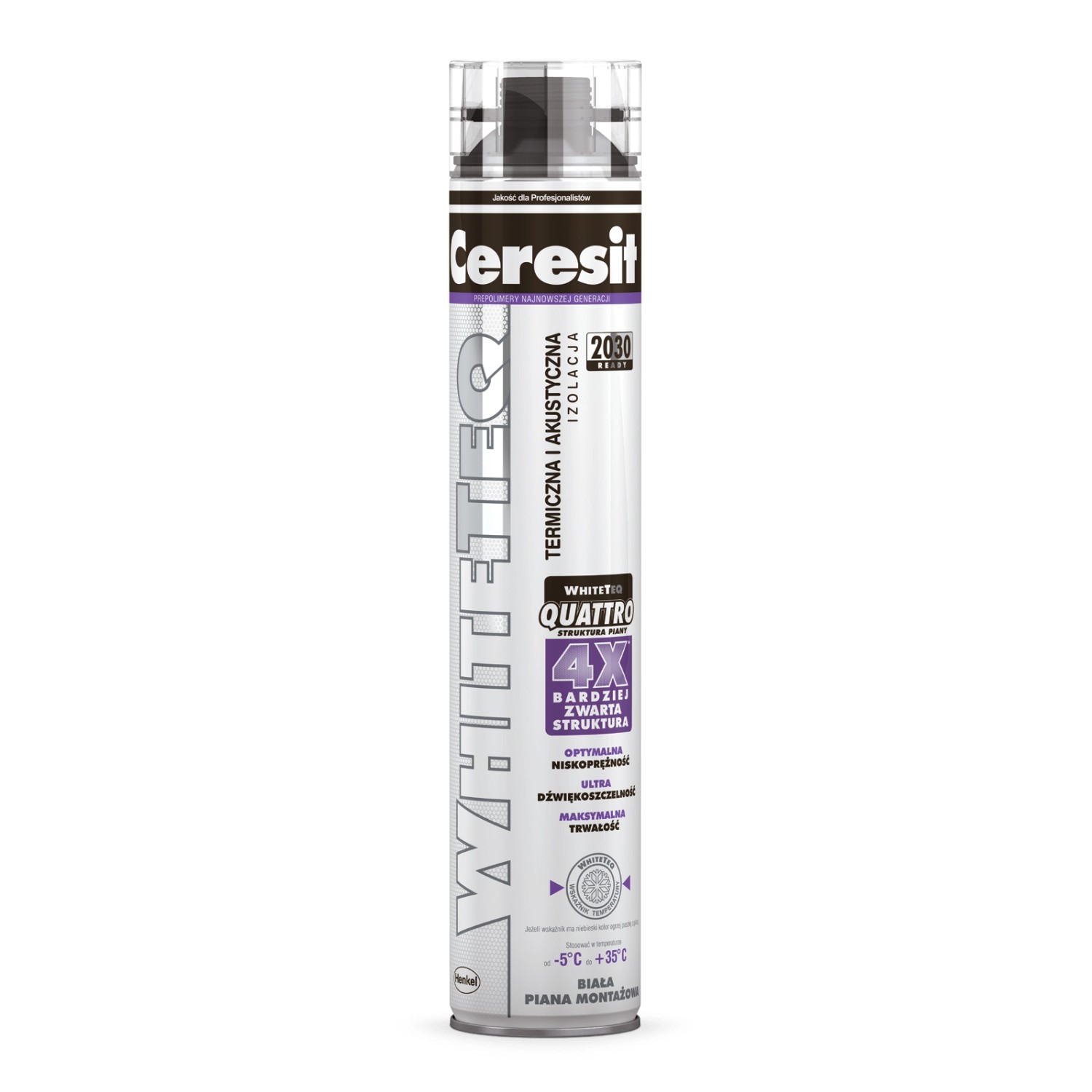 Ceresit Piana Whiteteq pistoletowa, 750 ml
