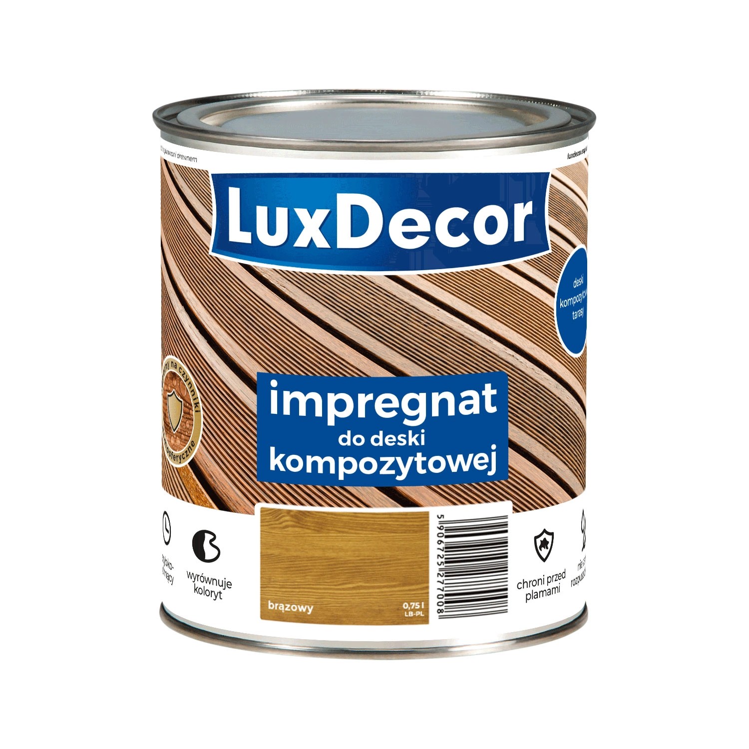 LuxDecor Impregnat do deski kompozytowej brązowy 0,7L