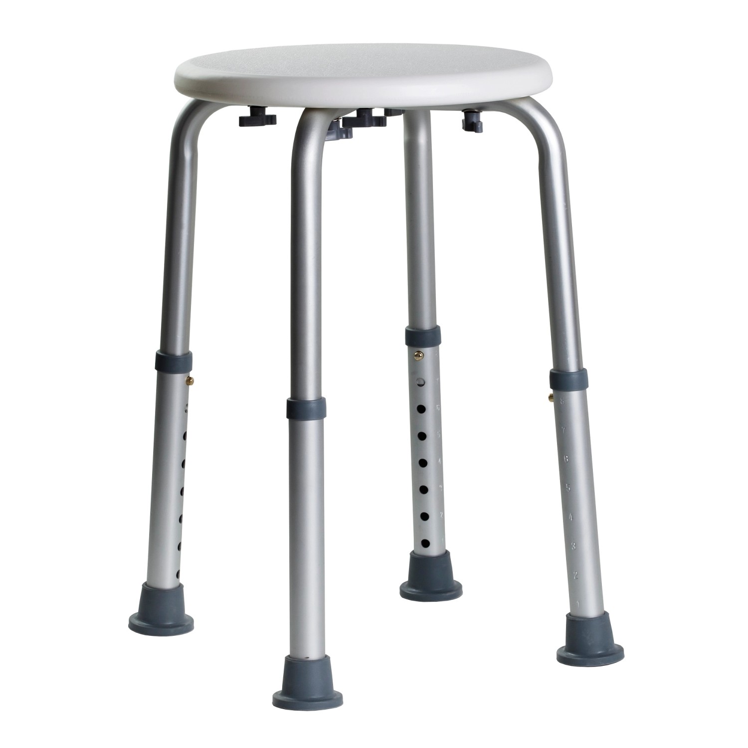 Masterline Taboret PRO szaro-biały