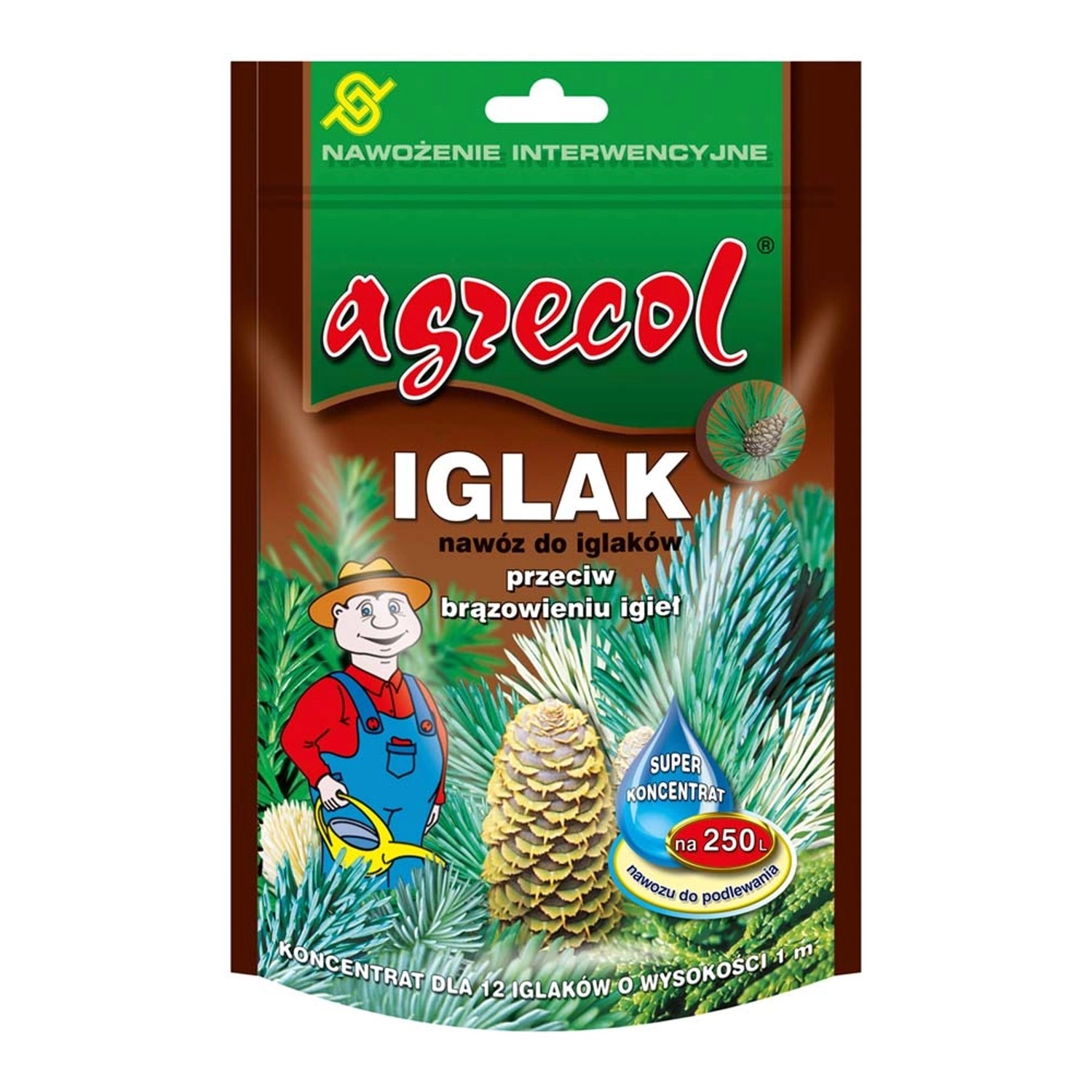 Agrecol Nawóz do iglaków przeciw brązowieniu igieł 200 g.