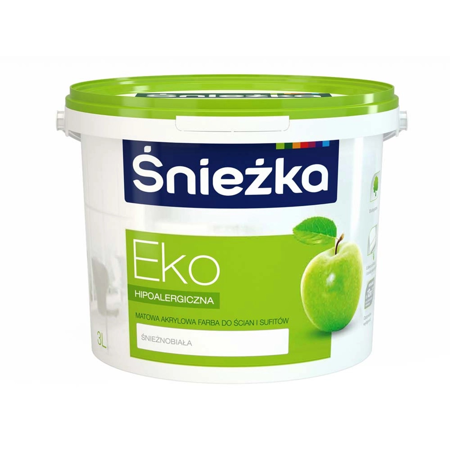 Farba Śnieżka EKO biała 3 l