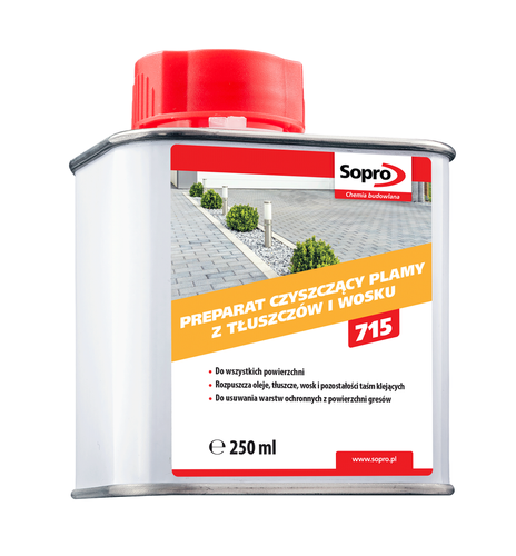 SOPRO WE715 0,25KG - PREPARAT CZYSZCZĄCY PLAMY Z TŁUSZCZÓW I WOSKU
