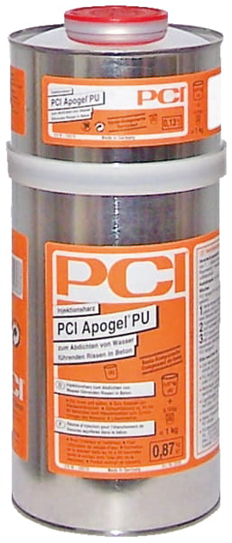 POLIURETANOWA ŻYWICA INIEKCYJNA DO STOPOWANIA WODY W RYSACH PCI APOGEL PU 1KG