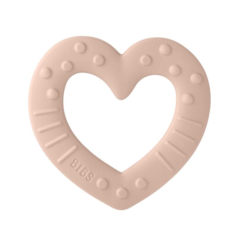 Bibs, Baby Bitie Heart Blush gryzak dla niemowlaka
