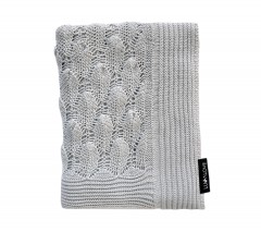 Lullalove, Kocyk ażurowy boho - szary