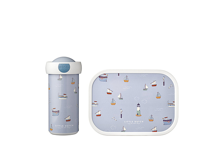 Little Dutch, Zestaw lunch box i butelka Sailors Bay