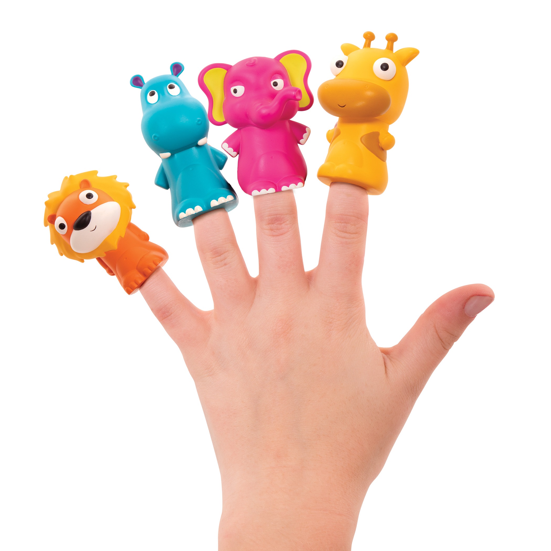 Btoys, Pinky Pals – pacynki na palce zwierzaki z zoo