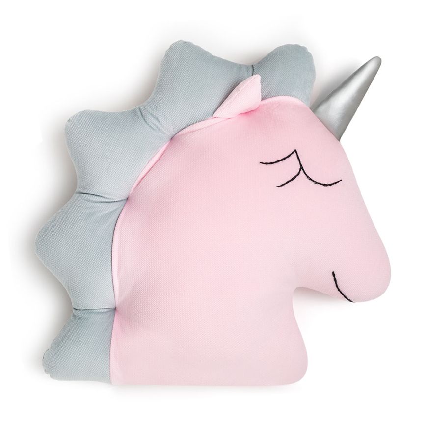 Poduszka Jednorożec - Pink Grey FM