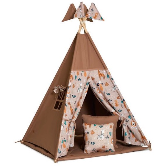 Namiot Tipi + Mata + Poduszki Safari - wariant do wyboru FM - Tipi