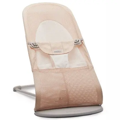 BABYBJORN - leżaczek BALANCE SOFT MESH - Różowy/Biały SC