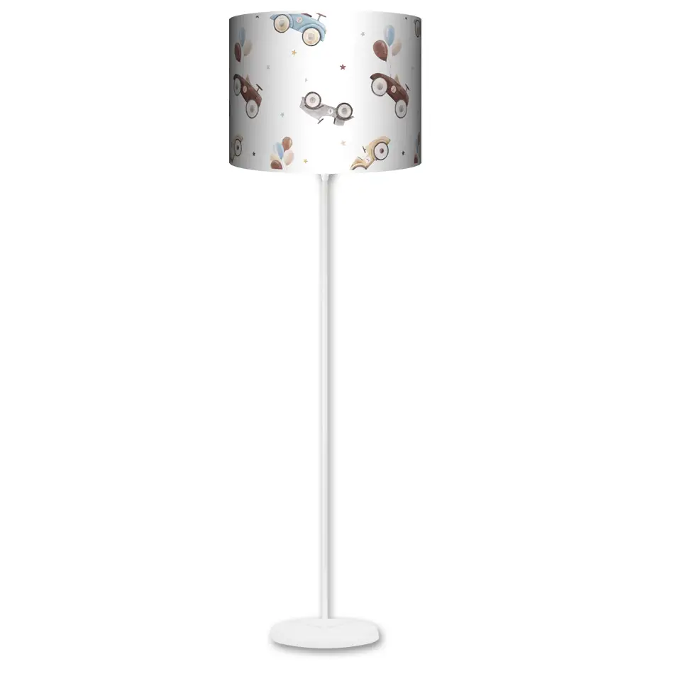 Lampa stojąca MAXI Retro Autka - kolor podstawy do wyboru FL - szary