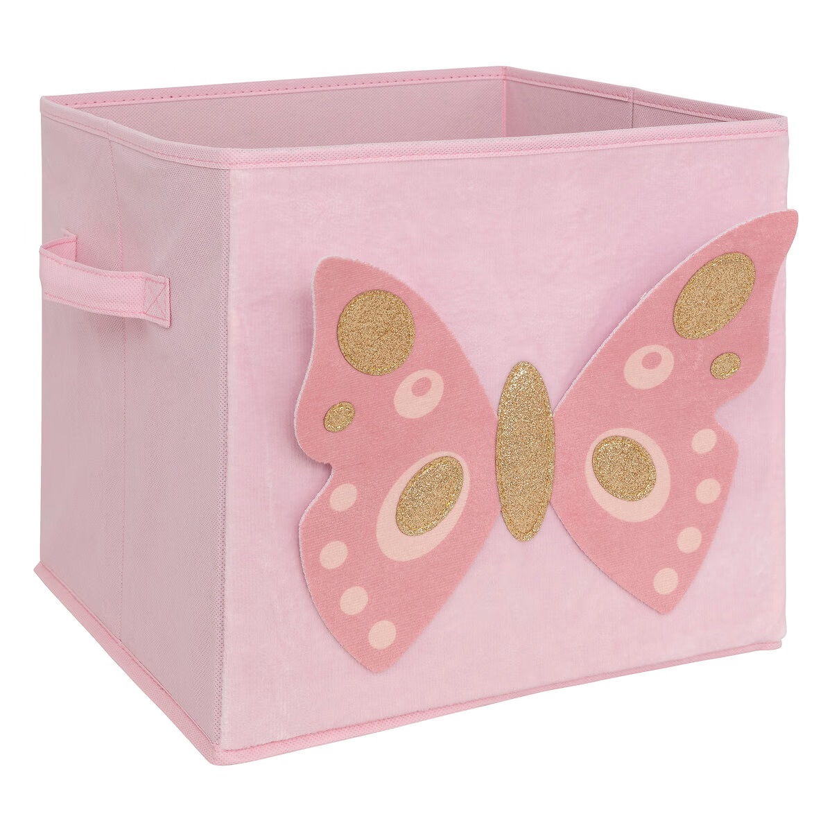 Joey" różowy motyl pudełko do przechowywania dla dzieci 29x29cm DB