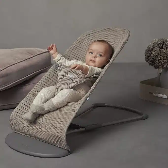 BABYBJORN - leżaczek BLISS MESH - Szary Beż SC