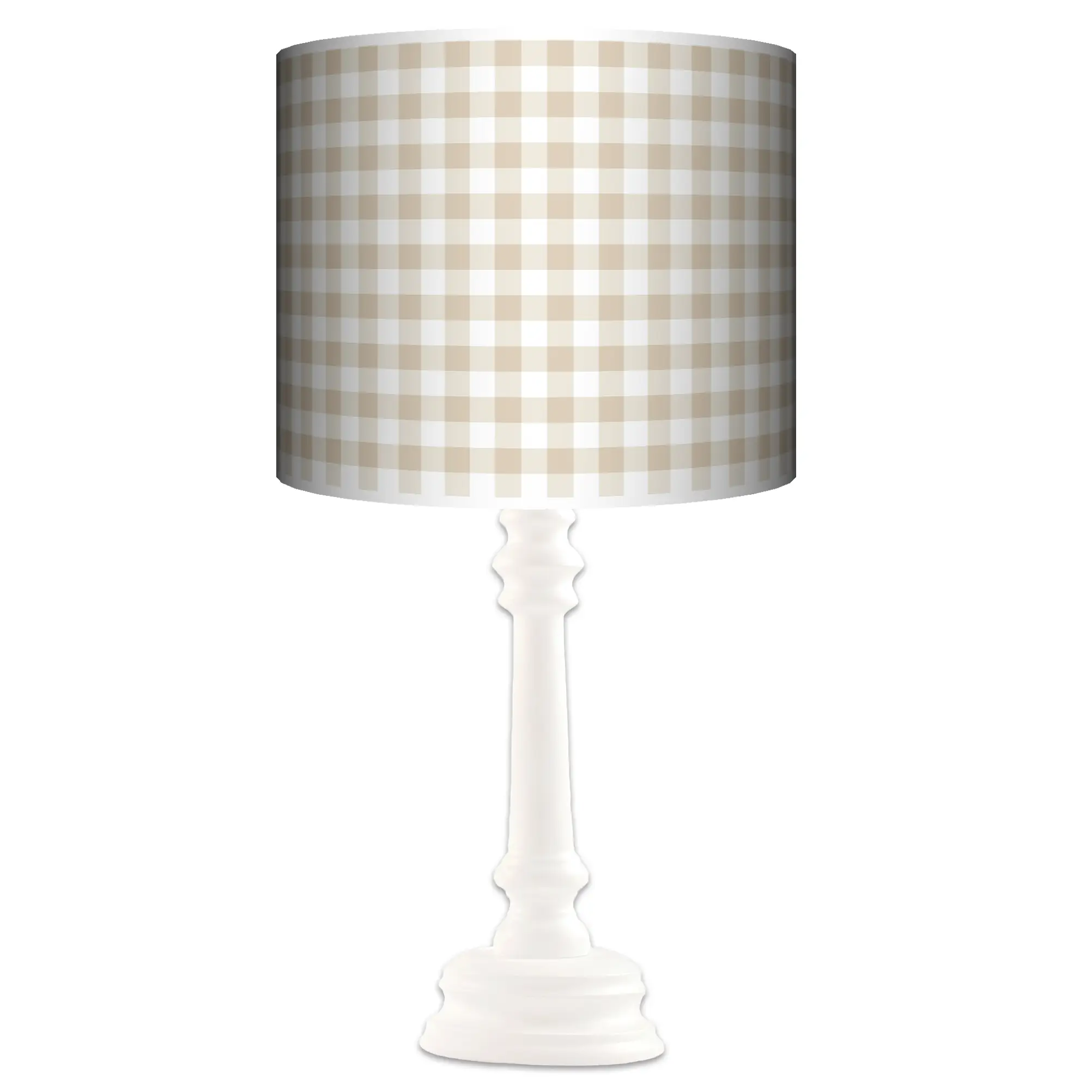 Lampa stojąca QUEEN Beżowa Krateczka - kolor podstawy do wyboru FL - szary