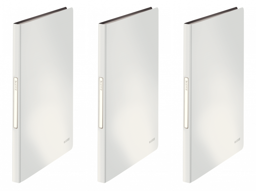 3x Album ofertowy Leitz Solid, A4, 40 koszulek, biały