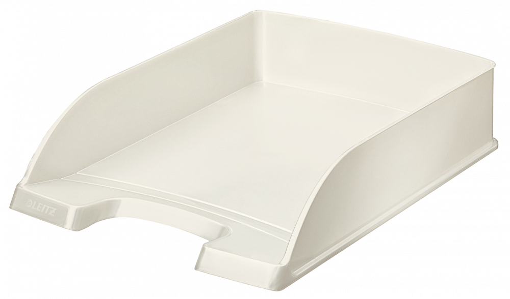 Półka na dokumenty Leitz Wow Plus, A4, plastikowa, biały