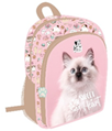 Plecak dla przedszkolaka Cleo&Frank (Kot), 9l, 29x23x14cm różowy