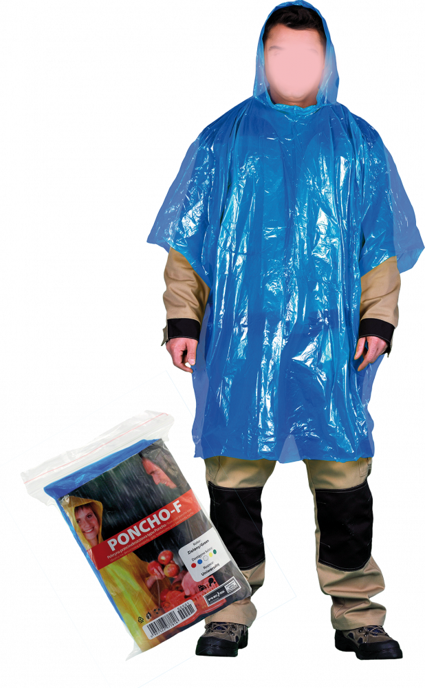 Płaszcz przeciwdeszczowy Reis PONCHO-F N, rozmiar uniwersalny, niebieski