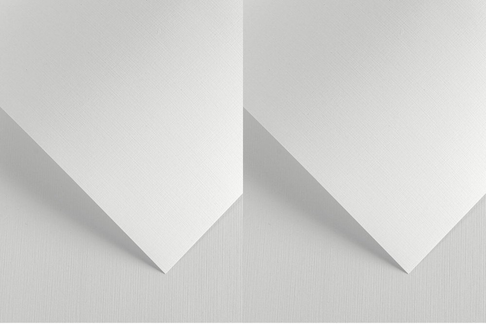 2x Karton ozdobny Galeria Papieru, płótno, A4, 240g/m2, 20 arkuszy, biały