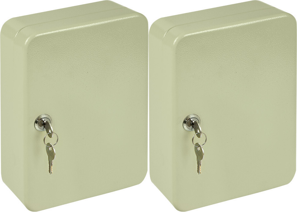 2x Szafka na klucze Grand GR-CZ 48, na 48 kluczy, z zamkiem cylindrycznym, szary