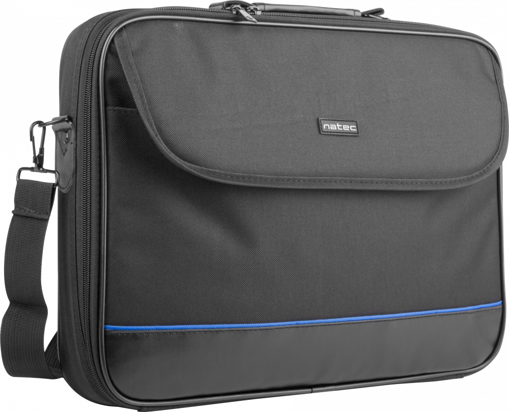 Torba na laptopa Natec Impala NTO-0335, 15.6", czarno-niebieski