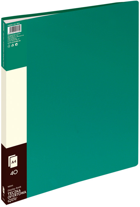 Album ofertowy Grand 9004A, A4, 40 koszulek, zielony