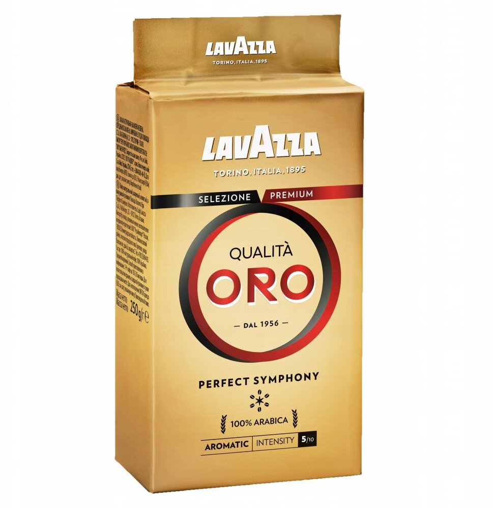 Outlet: USZKODZONE OPAKOWANIE Kawa mielona Lavazza Qualita Oro, 250g