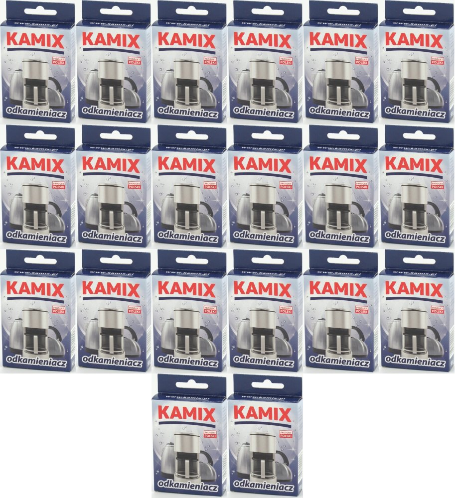 20x Odkamieniacz do sprzętu AGD Kamix, proszek, 50g