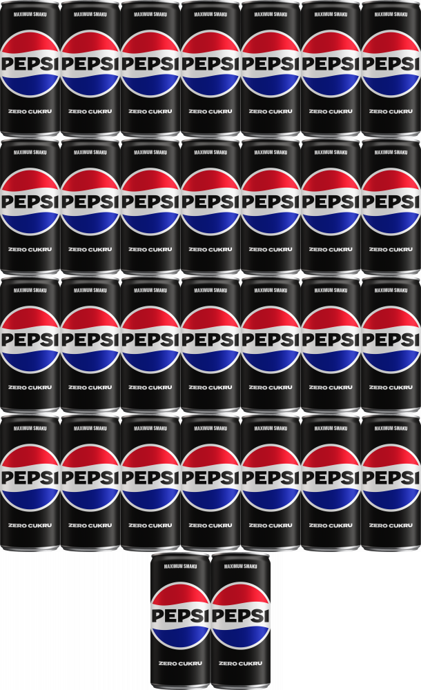 48x Napój gazowany Pepsi Zero, puszka, 0.2l