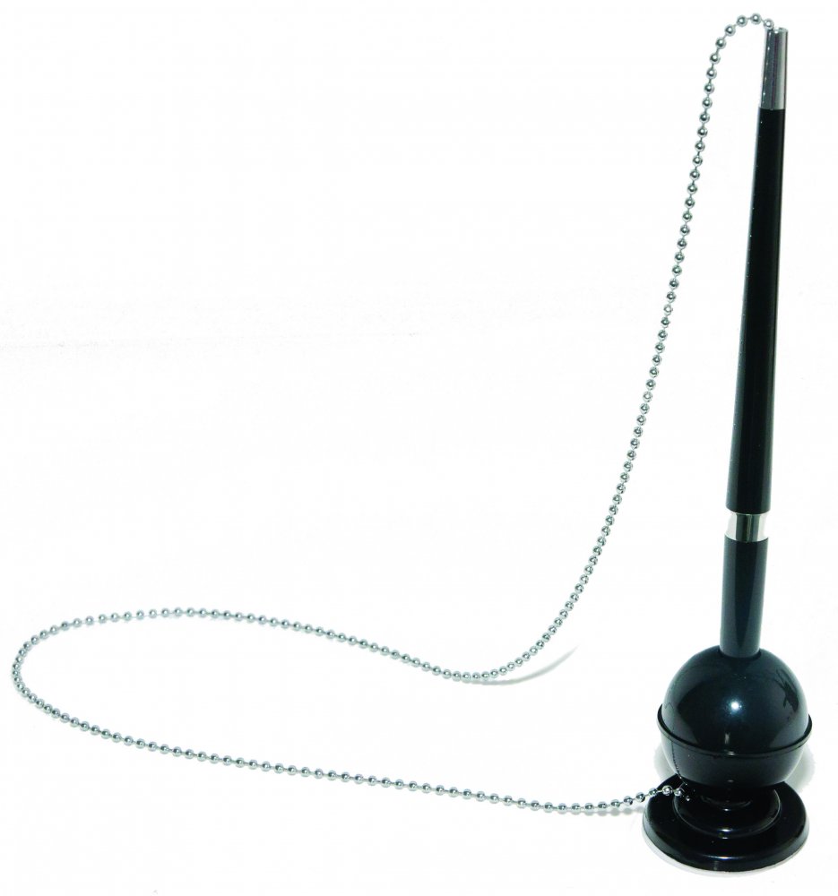 Długopis mocowany na łańcuszku Office Products, stojący, niebieski
