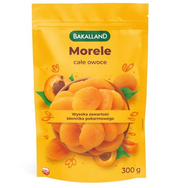 Morele suszone Bakalland, 300g